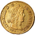 Moneta, Francja, Louis XIV, Double Louis d'or, 1647, AU(50-53), Złoto