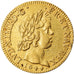 Münze, Frankreich, Louis XIV, Louis d'or à la mèche courte, Louis d'Or, 1644