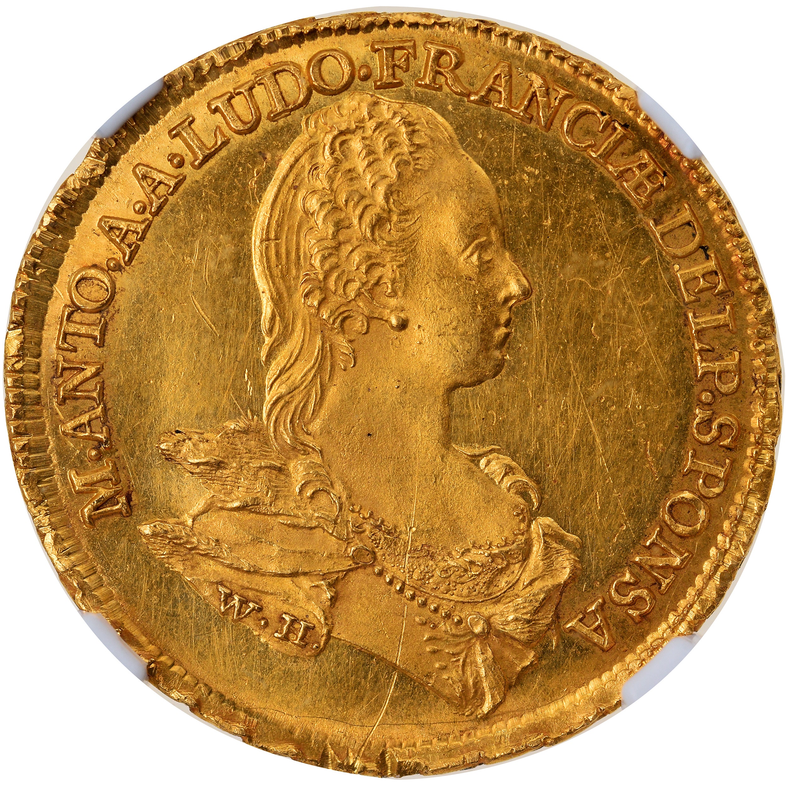 França, Jeton, MARIE ANTOINETTE, 1770, AU(55-58), Dourado