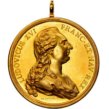 France, Médaille, Louis XVI, Alliance entre la Suisse et la France, 1777, SUP