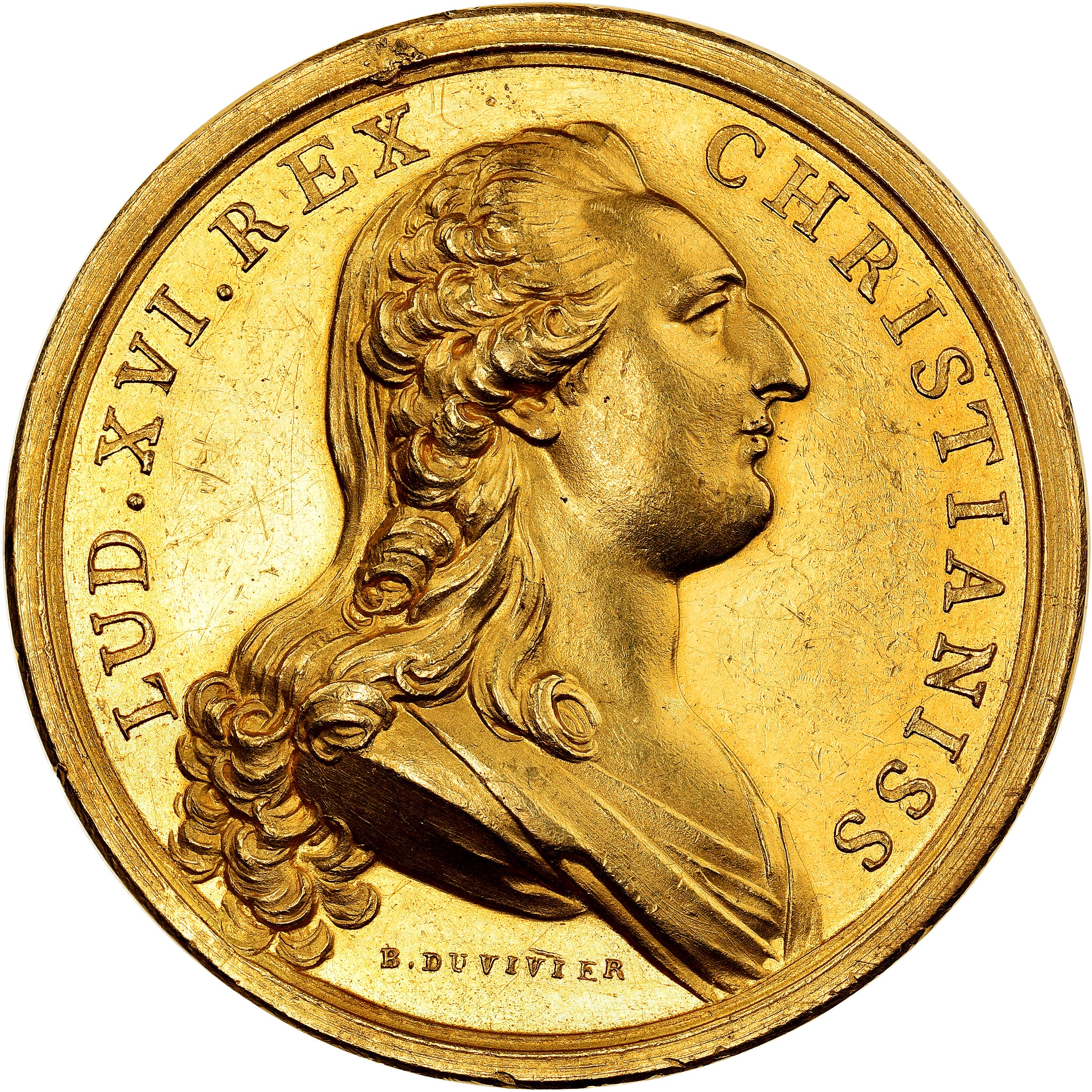 França, Medal, Louis XVI, Société Royale de médecine de Paris par Duvivier.