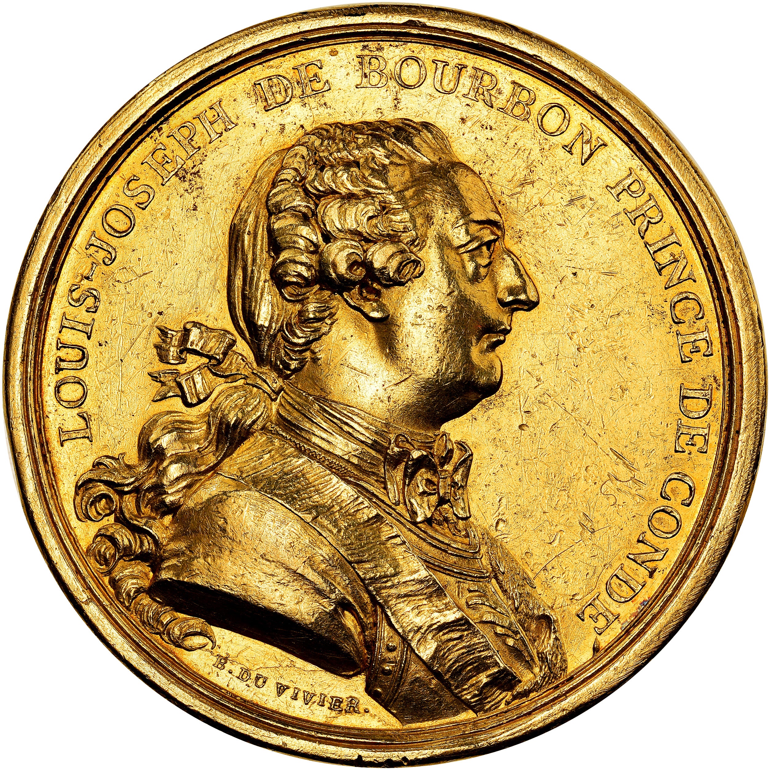 Francja, Medal, Etats De Bourgogne, Louis Joseph de Bourbon Condé par Duvivier