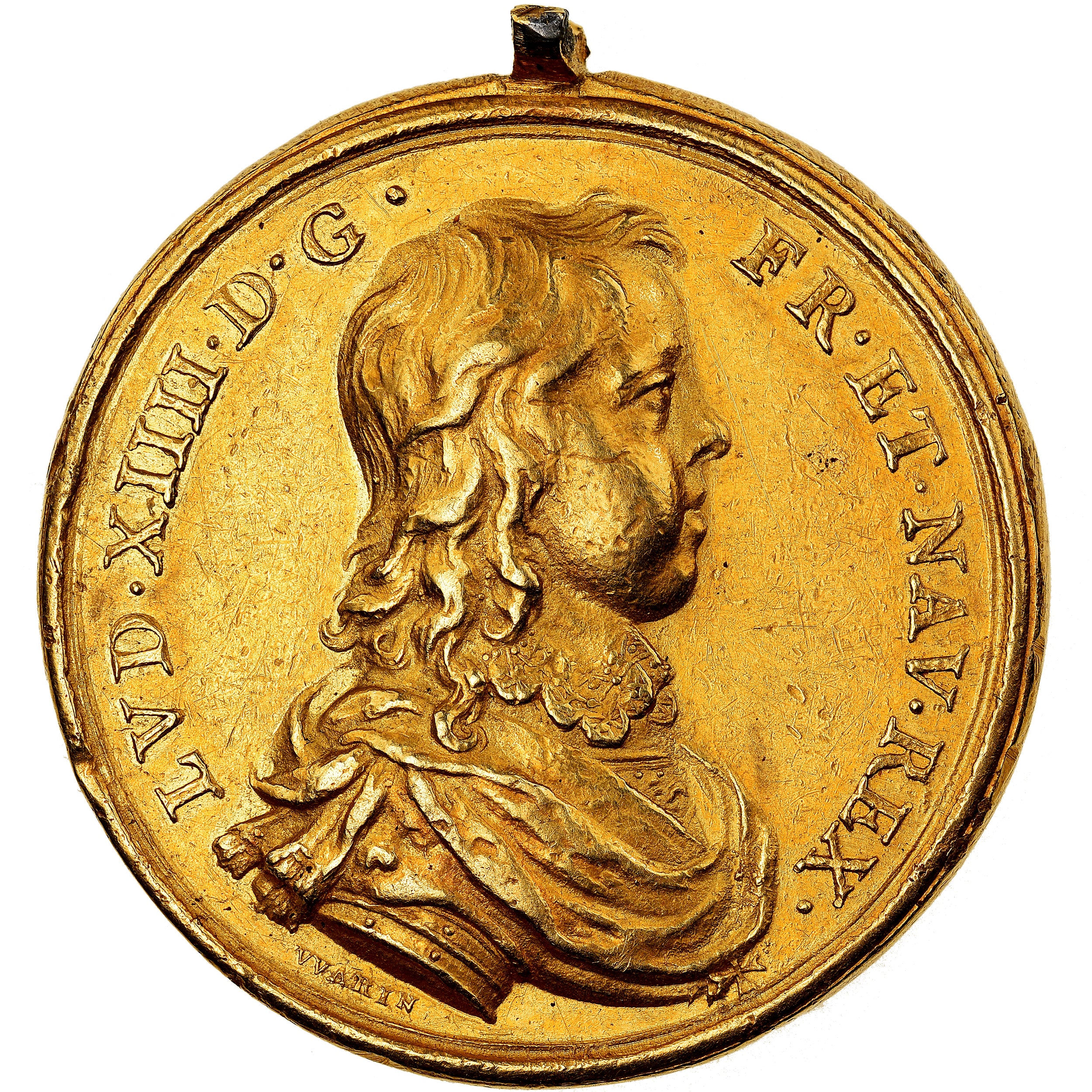 France, Medal, Anne D'Autriche, Louis XIV, AU(55-58), Gold