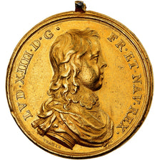 France, Medal, Anne D'Autriche, Louis XIV, AU(55-58), Gold