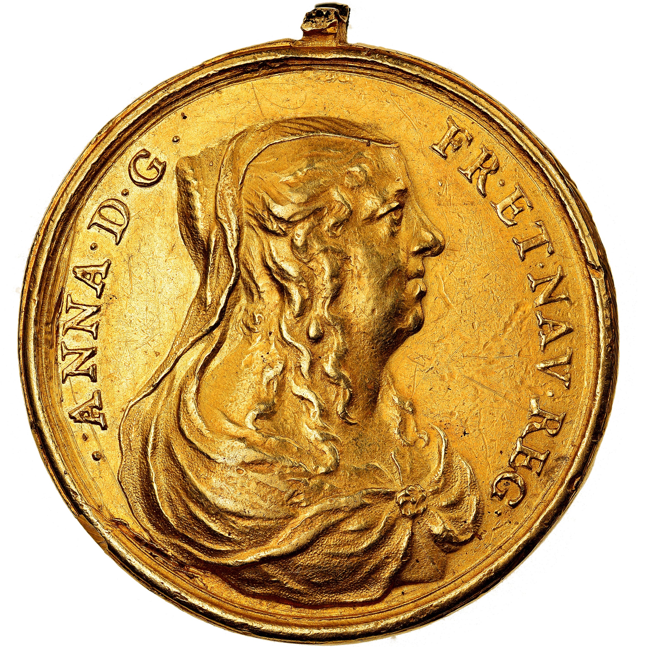 France, Medal, Anne D'Autriche, Louis XIV, AU(55-58), Gold