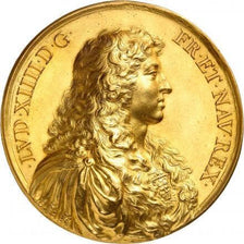Frankreich, Medaille, Louis XIV - Médaille en or 1663, 1663, VZ, Gold