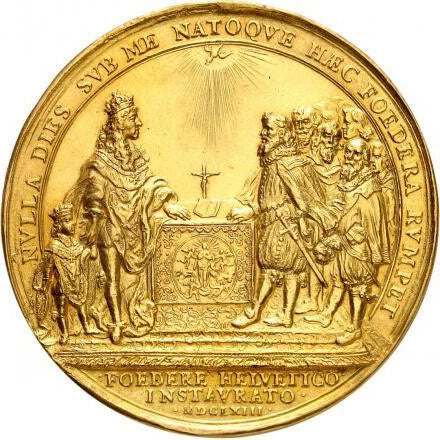 Frankreich, Medaille, Louis XIV - Médaille en or 1663, 1663, VZ, Gold