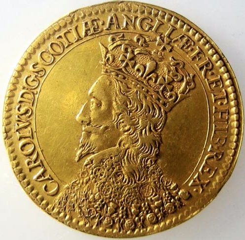 United Kingdom, Token, Couronnement de Charles Ier, EF(40-45), Gold