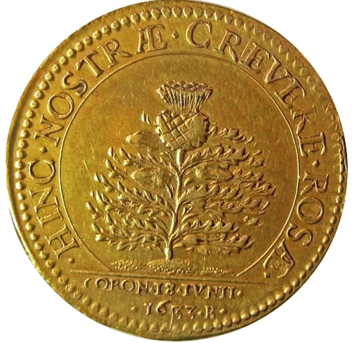 United Kingdom, Token, Couronnement de Charles Ier, EF(40-45), Gold