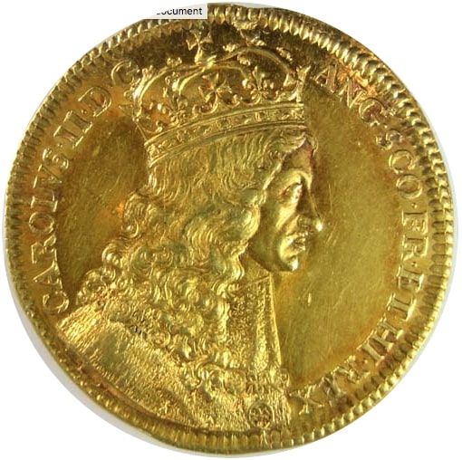 United Kingdom, Token, Couronnement de Charles II, 1661, MS(60-62), Gold