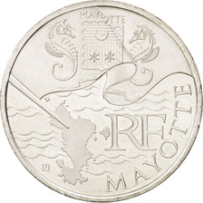 France, 10 Euro, 2011, Mayotte, Silver, KM:1726