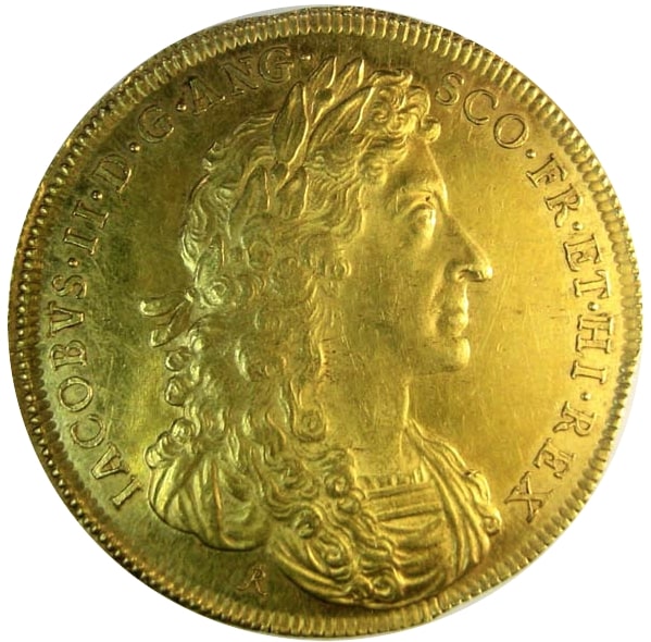 United Kingdom, Token, Couronnement de James II, 1685, AU(55-58), Gold