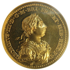 Royaume-Uni, Médaille, 1761, Couronnement de Georges III, SUP+, Or