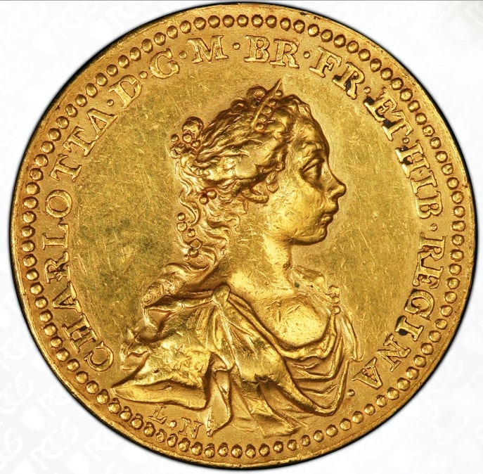 Reino Unido, Token, Georges III - Essai du Token du couronnement de la reine