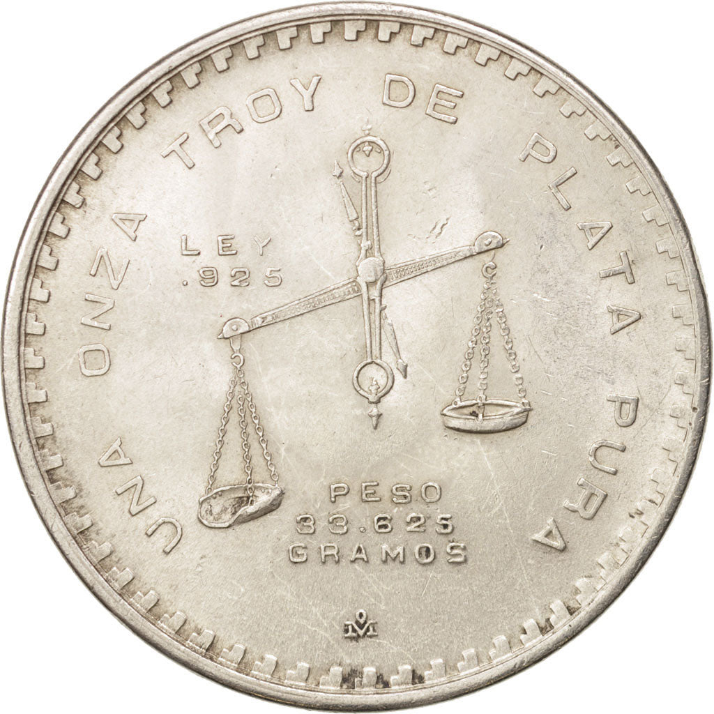 Mexico, Onza de Plata, 1979, Mexico City, Silver, KM:M49b.3