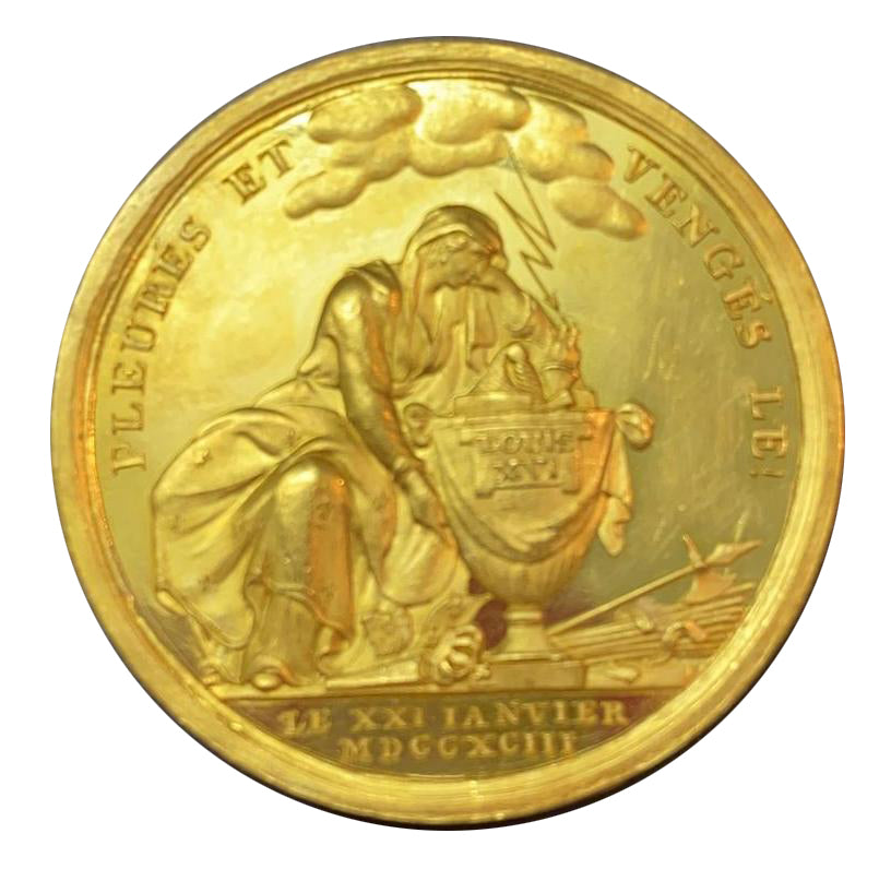 France, Médaille, Mort de Louis XVI - Guillotiné le 21 Janvier 1793 sur la