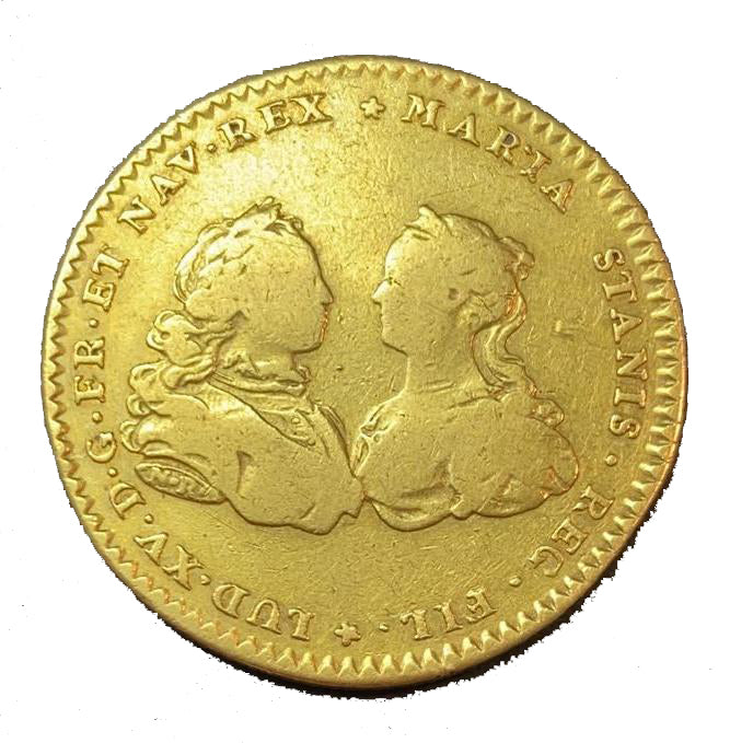 France, Jeton, Louis XV - Mariage du Roi avec Marie Leszcynska, SUP, Or
