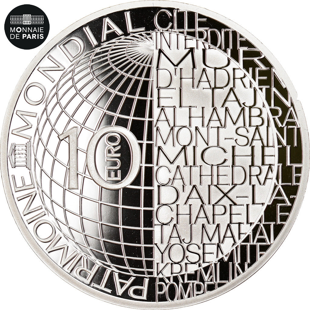 Frankreich, 10 Euro, Cité Interdite, 2020, STGL, Silber