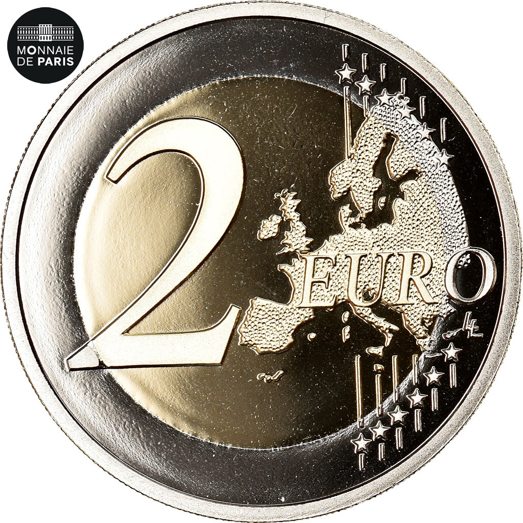 France, 2 Euro, Recherche Médicale, 2020, FDC, Bimetallic