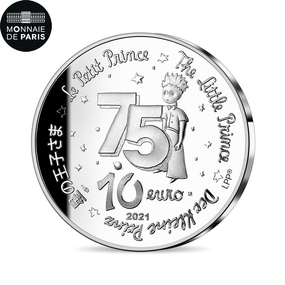 France, 10 Euro, EMMENE-MOI SUR LA LUNE, 2021, MS(65-70), Silver