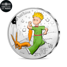 France, 10 Euro, LE PETIT PRINCE ET LE RENARD, 2021, MS(65-70), Silver