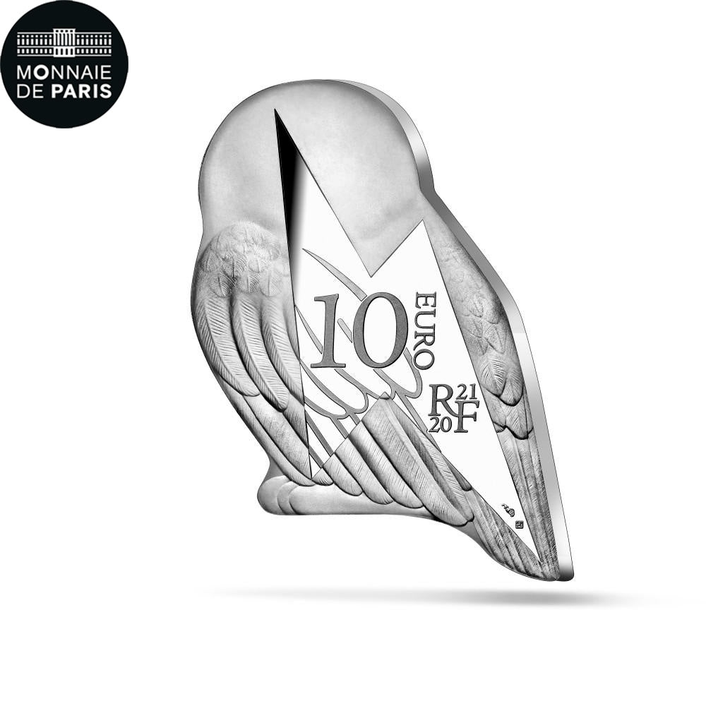 Francia, 10 Euro, HARRY POTTER - HEDWIGE, 2021, FDC, Argento