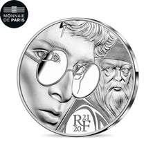 France, 10 Euro, HARRY POTTER, 2021, MS(65-70), Silver