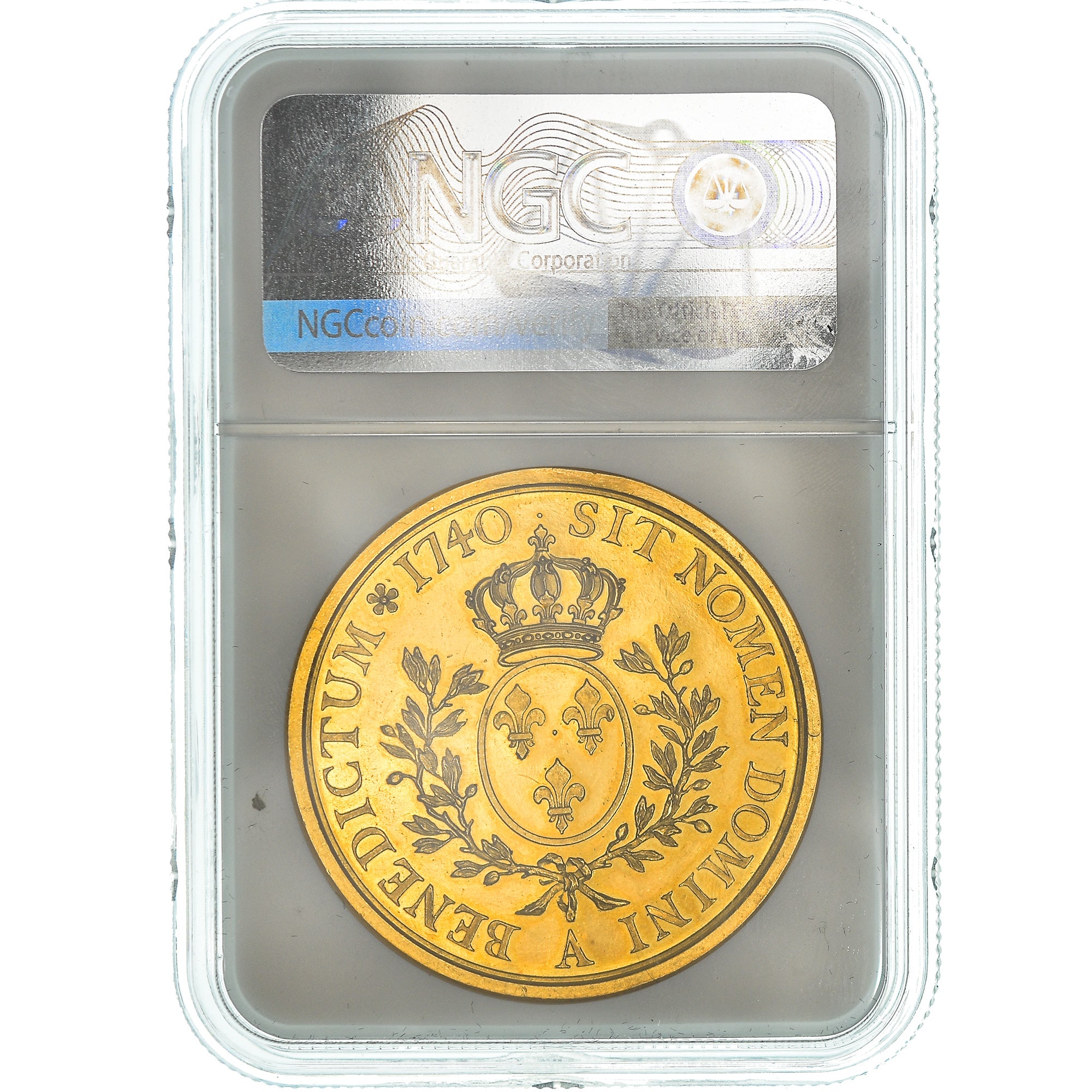 Moneda, Francia, Louis XV, Ecu, 1740, Paris, NGC, PF62, EBC+, Oro, KM:Pn15