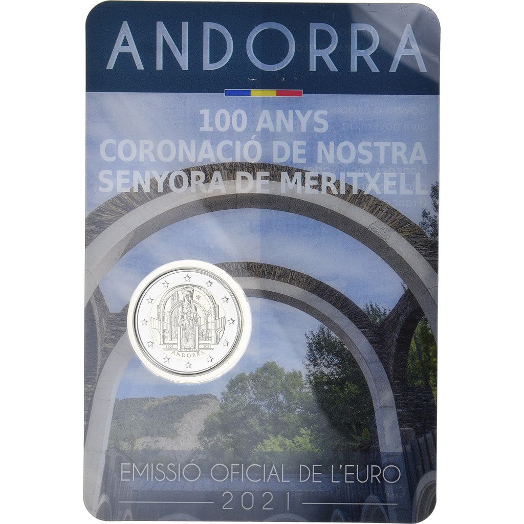 Andorre, 2 Euro, 2021, NOTRE DAME DE MERITXELL, FDC, Bimétallique