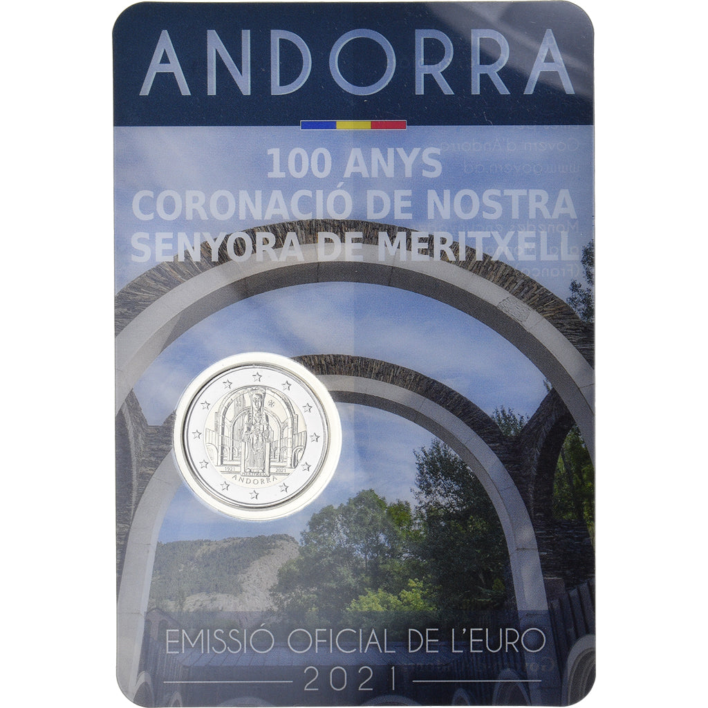 Andorre, 2 Euro, 2021, NOTRE DAME DE MERITXELL, FDC, Bimétallique