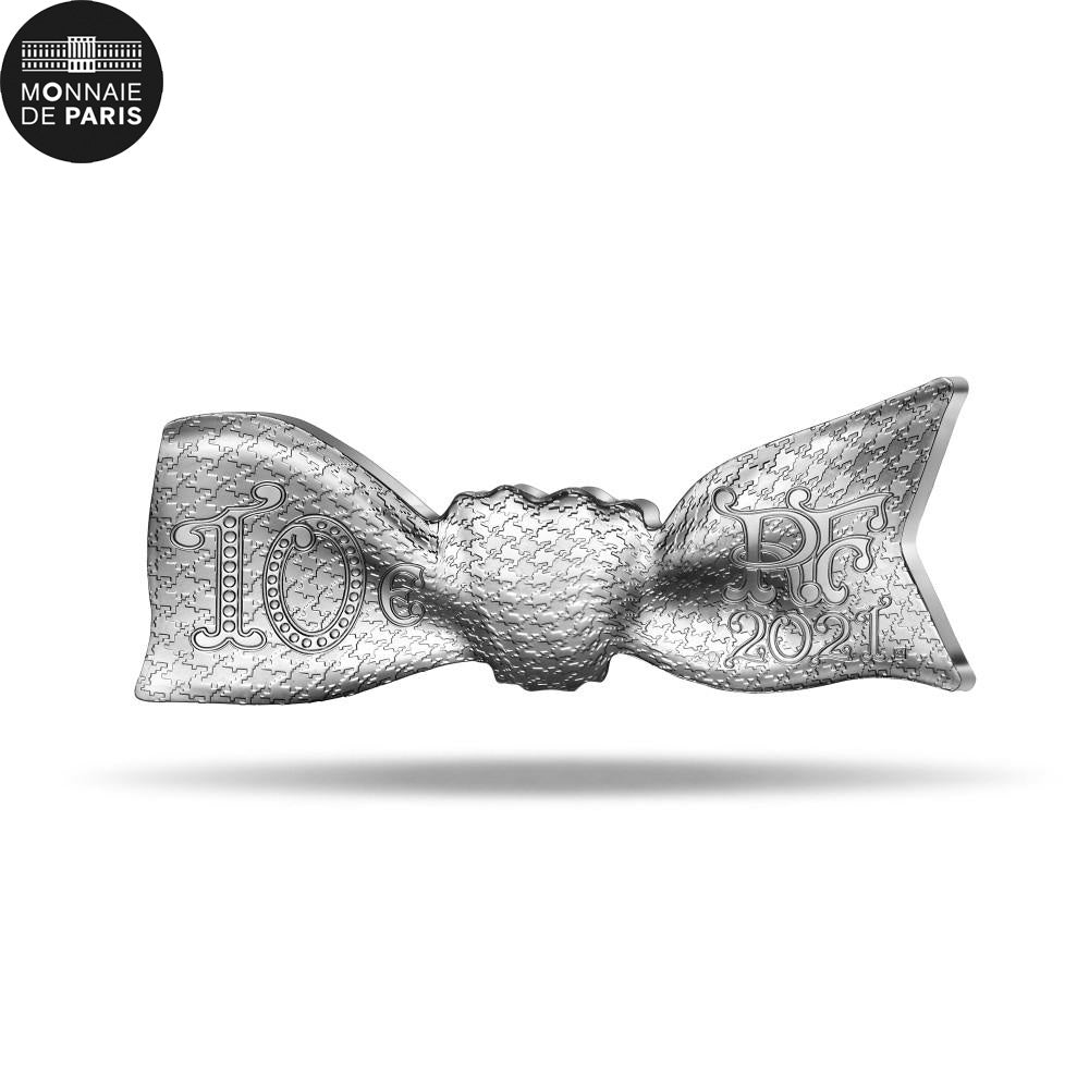 France, 10 Euro, 2021, DIOR - EXCELLENCE À LA FRANÇAISE, MS(65-70), Silver