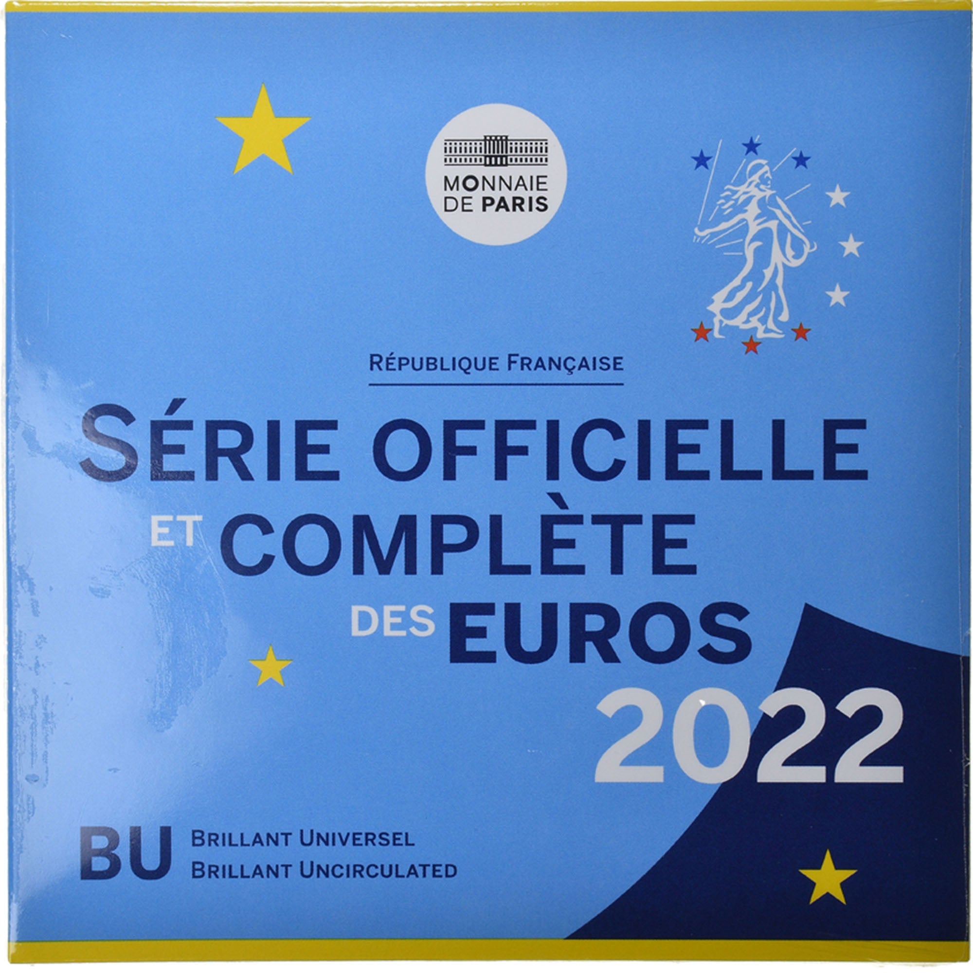 France, Monnaie de Paris, Set, 2022, Paris, BU, MS(65-70)
