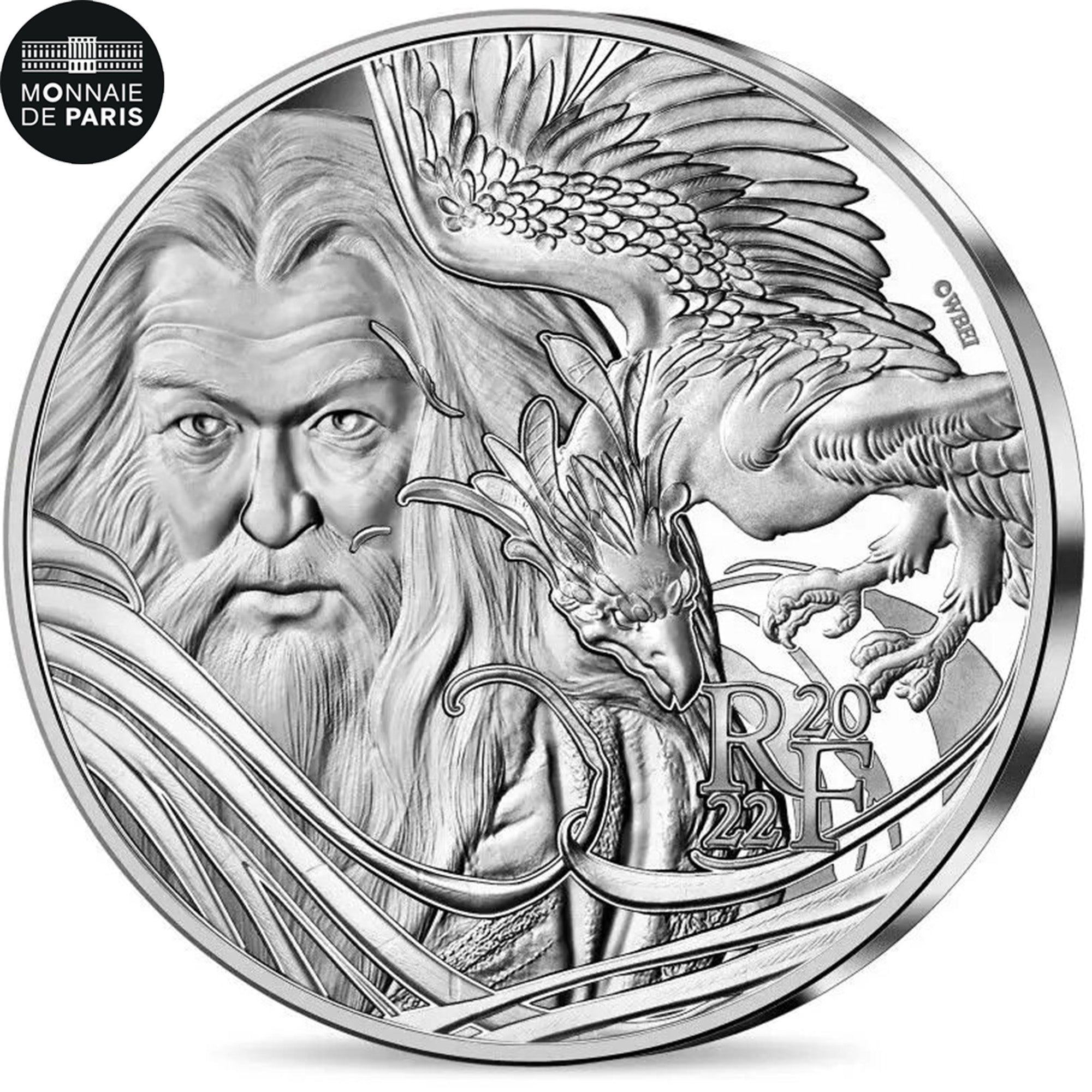 France, 10 Euro, 2022, Harry Potter - Fumsek, MS(65-70), Silver