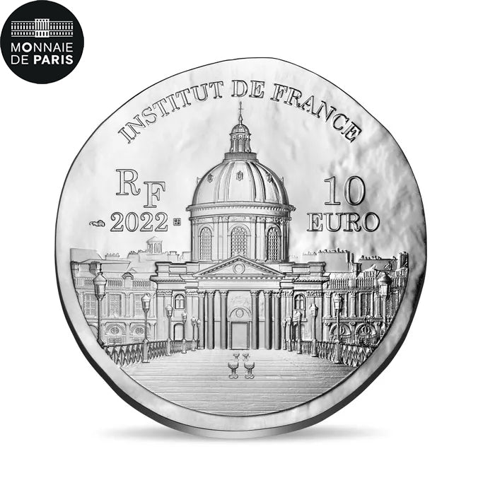 Francia, 10 Euro, 2022, ALBERT I DE MONACO, FDC, Plata