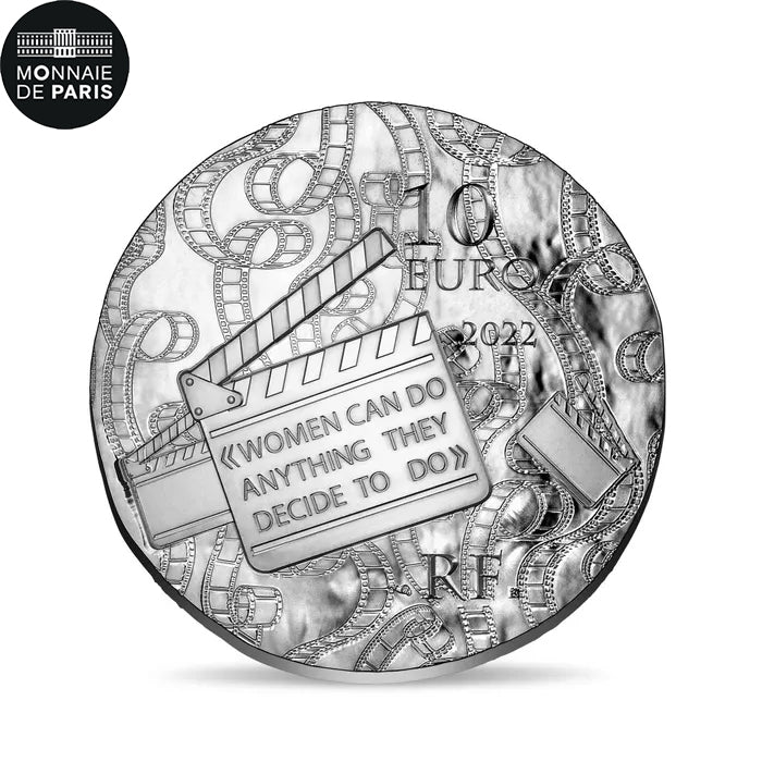 Francia, 10 Euro, 2022, FEMMES DU MONDE - GRACE KELLY, FDC, Argento