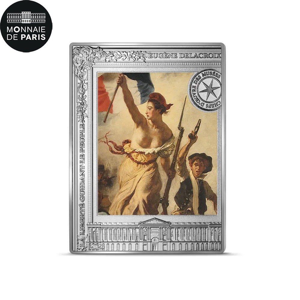 Frankreich, 10 Euro, 2023, DELACROIX - LIBERTÉ GUIDANT LE PEUPLE, STGL, Silber