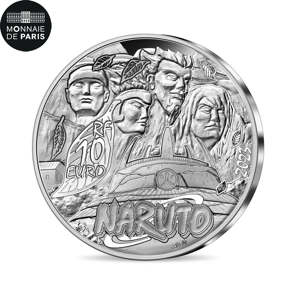 Francia, 10 Euro, 2023, NARUTO, FDC, Argento