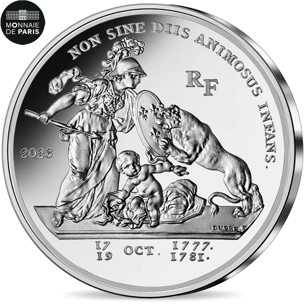 Francia, Monnaie de Paris, 20 Euro, 2023, Libertas Americana, FDC, Plata