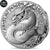 França, Year of the Dragon, 10 Euro, 2024, Monnaie de Paris, Prata, MS(65-70)