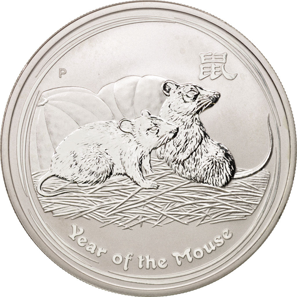 Coin, Australia, Elizabeth II, Dollar, 2008, Perth, MS(65-70), Silver, KM:1755