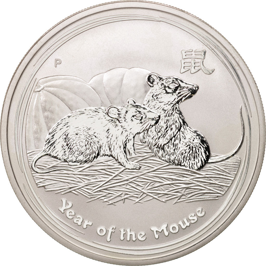 Coin, Australia, Elizabeth II, Dollar, 2008, Perth, MS(65-70), Silver, KM:1755