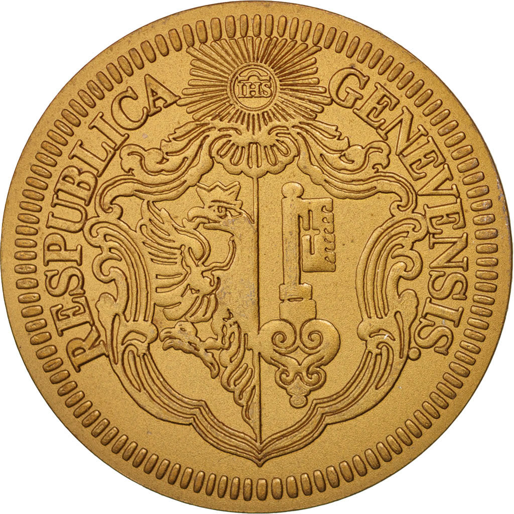 Suisse, Jeton, 25 Pistoles, 1986, 450ème anniversaire de la Réformation