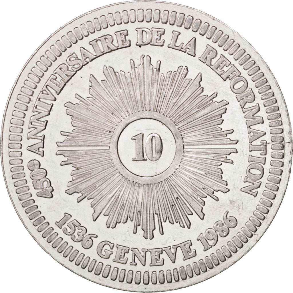 Svizzera, Token, 1986, FDC, Alluminio