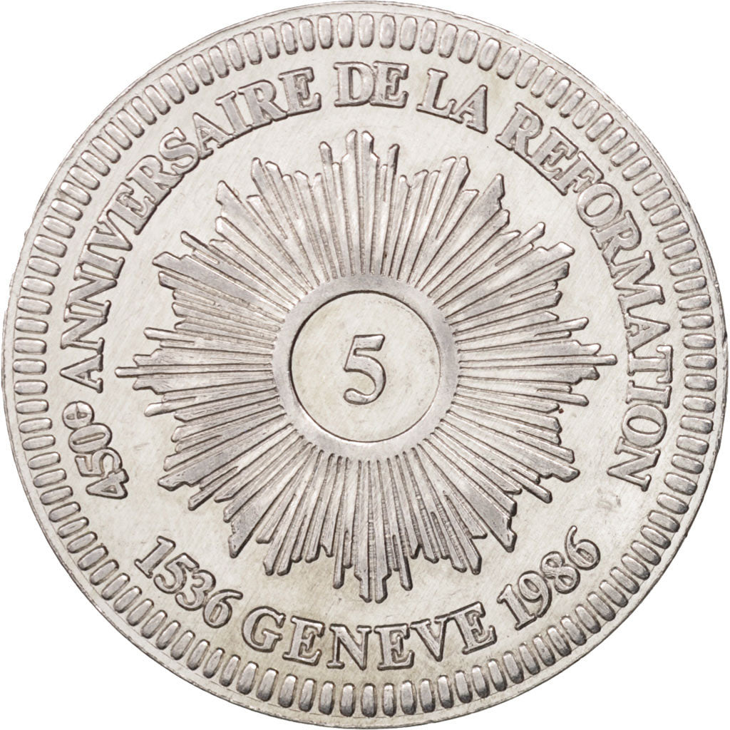 Switzerland, Token, 1986, MS(65-70), Aluminum