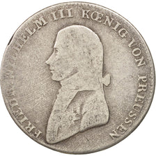PRUSSIA, Friedrich Wilhelm III, 1/3 Thaler, 1800, Silver, KM:380