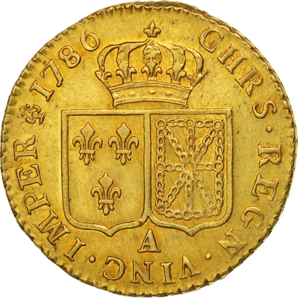 France, Louis XVI, Louis d'or à la tête nue, 1786, Paris, KM:591.1