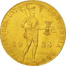Netherlands, Ducat, 1928, Utrecht, Gold, KM:83.1a