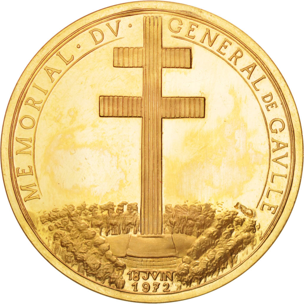 France, Medal, History, 1972, MS(63), Gold