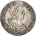 France, Louis XIV, Écu à la mèche courte, 1644, Paris, KM:144.2