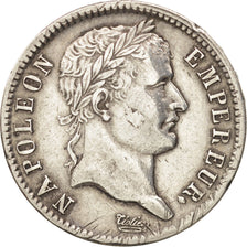 France, Napoleon I, Franc, 1808 BB, Strasbourg, Silver, KM:682.3